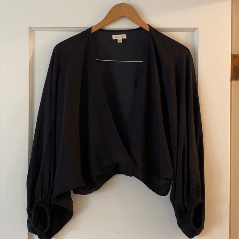 Silence and Noise flounce blouse